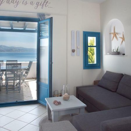 Just Blue With Amazing Sea Views In Piso Livadiヴィラ エクステリア 写真