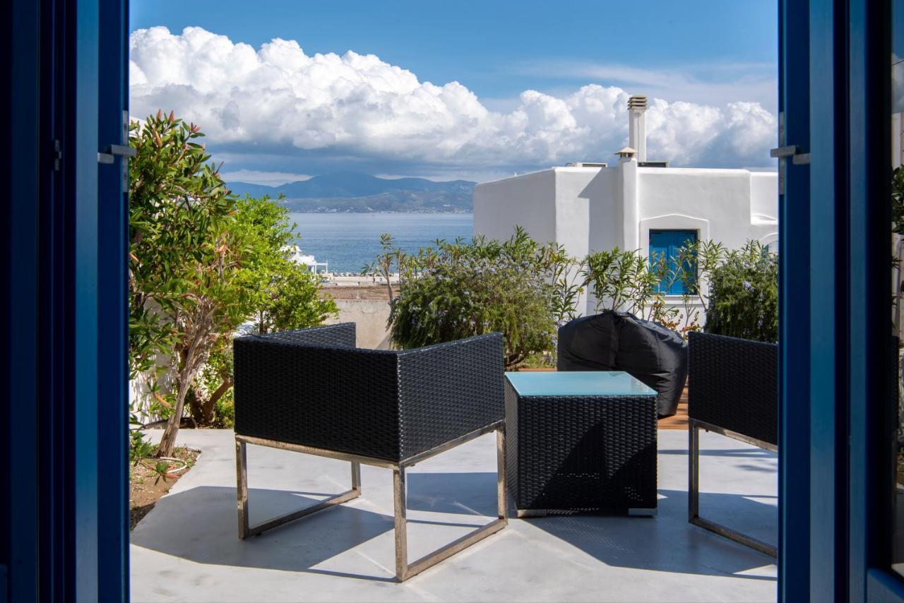 Just Blue With Amazing Sea Views In Piso Livadiヴィラ エクステリア 写真