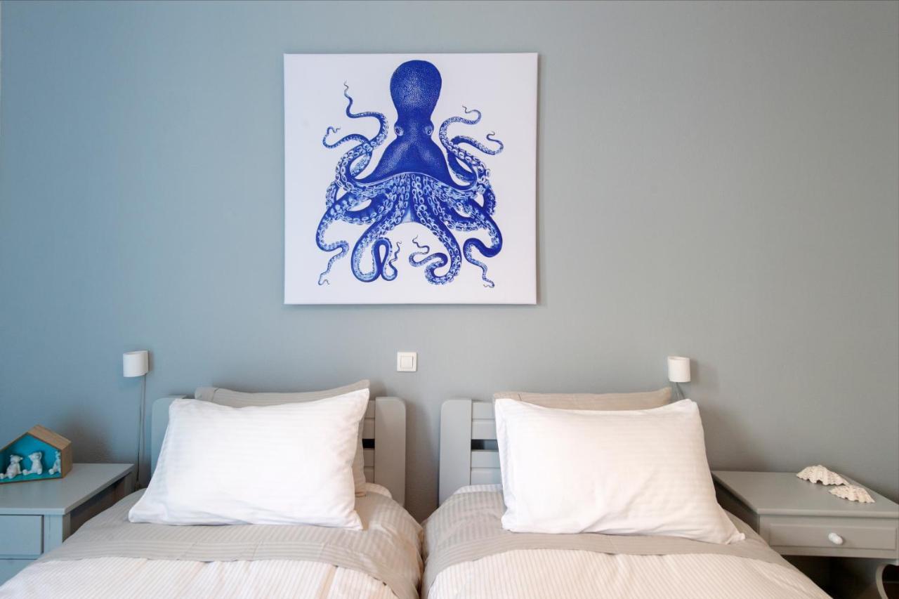 Just Blue With Amazing Sea Views In Piso Livadiヴィラ エクステリア 写真