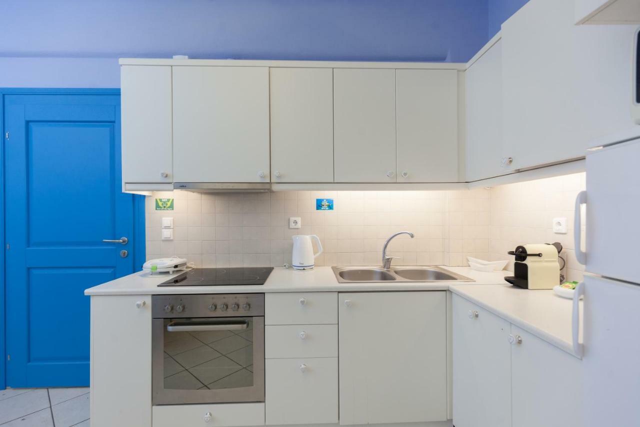 Just Blue With Amazing Sea Views In Piso Livadiヴィラ エクステリア 写真