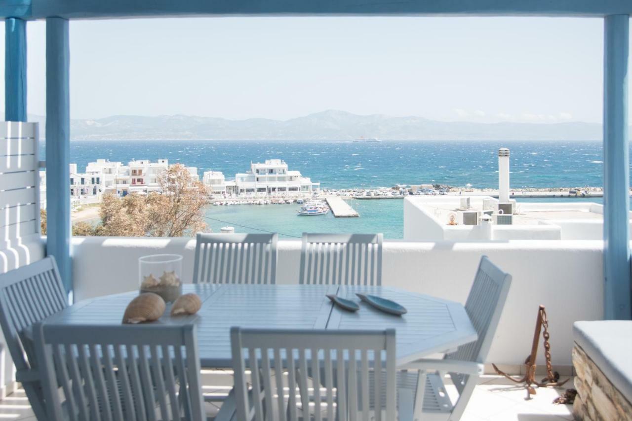 Just Blue With Amazing Sea Views In Piso Livadiヴィラ エクステリア 写真