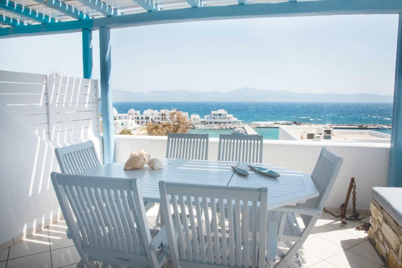 Just Blue With Amazing Sea Views In Piso Livadiヴィラ エクステリア 写真